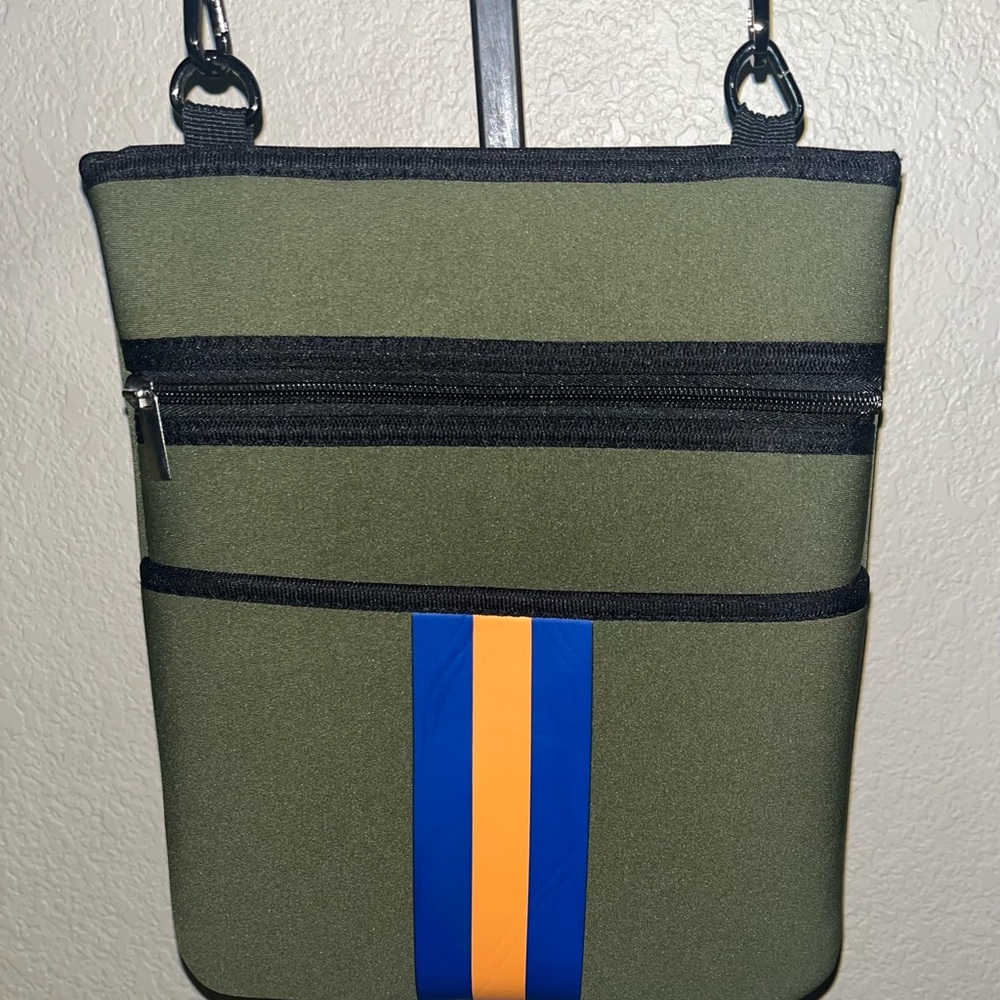 Parker & Hyde Olive Green Crossbody Bag